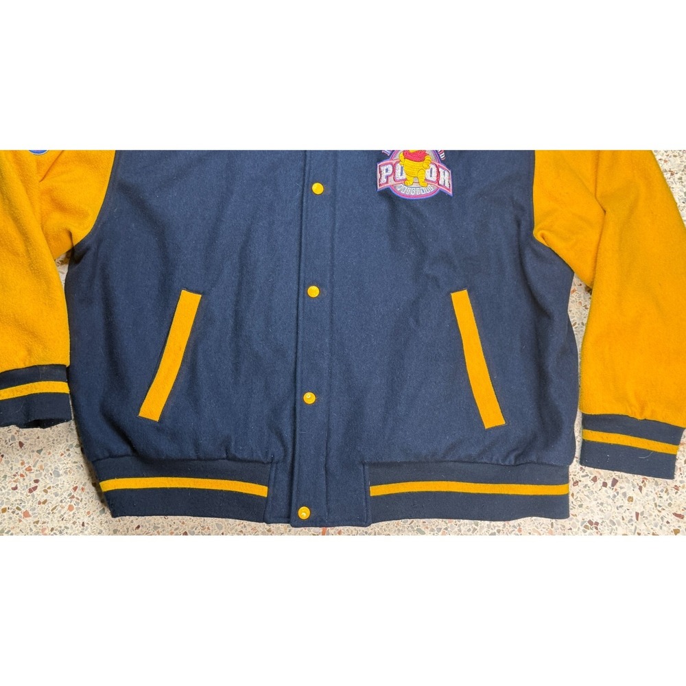 Disney Vtg Embroidered 100 Acre Wood Winnie The Pooh Bomber Jacket Size XXL - Picture 3 of 11